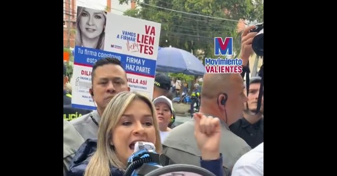 Vicky Dávila le pidió a la Fuerza Pública no seguir órdenes de Petro