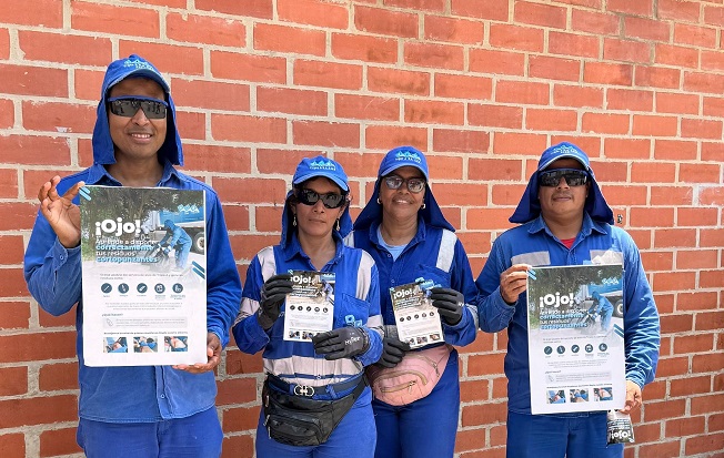 Triple A continúa con su campaña incentivando la buena disposición de residuos cortopunzantes