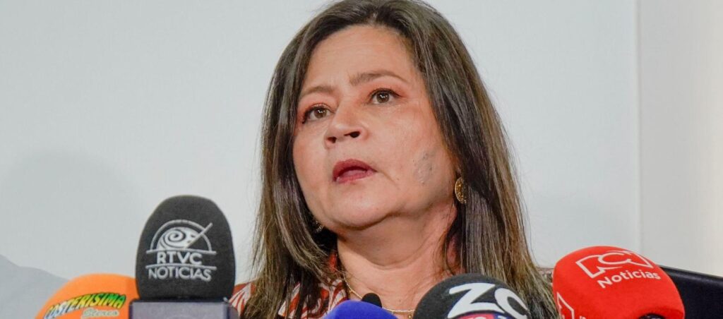 ministra de Transporte, María Fernanda Rojas