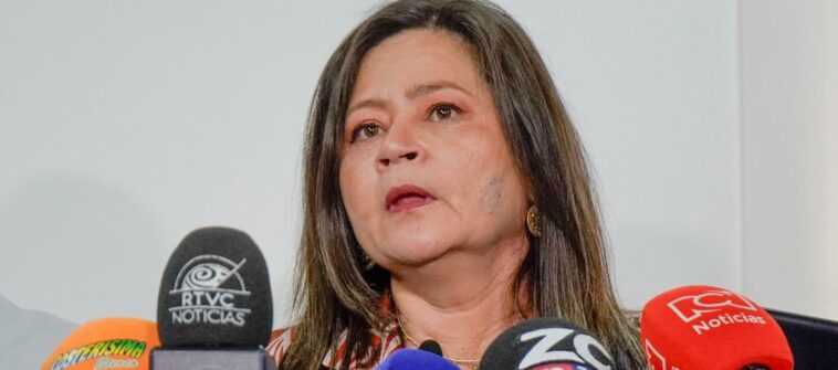 ministra de Transporte, María Fernanda Rojas