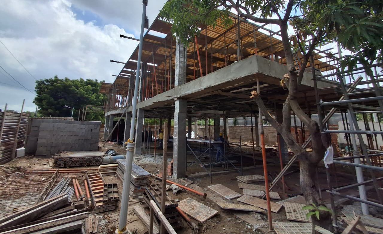 Obras de la estación de Rebolo y tres CAI marchan a buen ritmo en Barranquilla