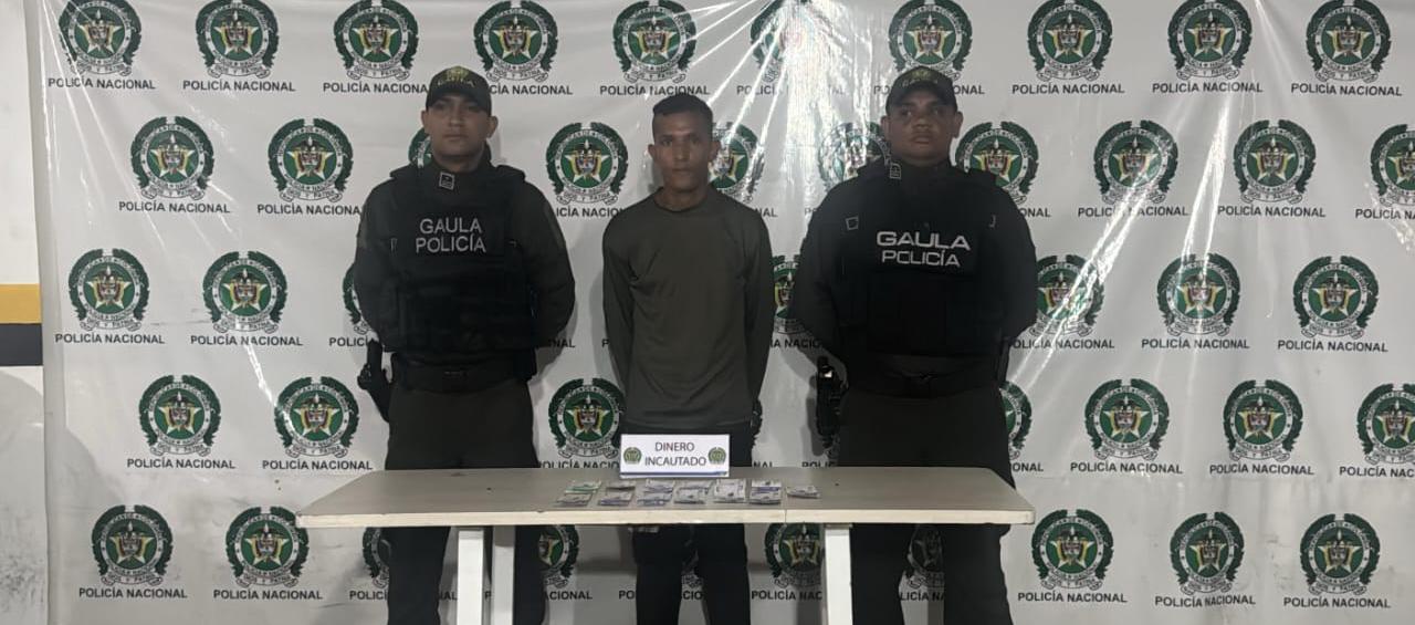 Cae presunto integrante de ‘Los Pepes’ cuando cobraba $700.000 de una extorsión en San Martín