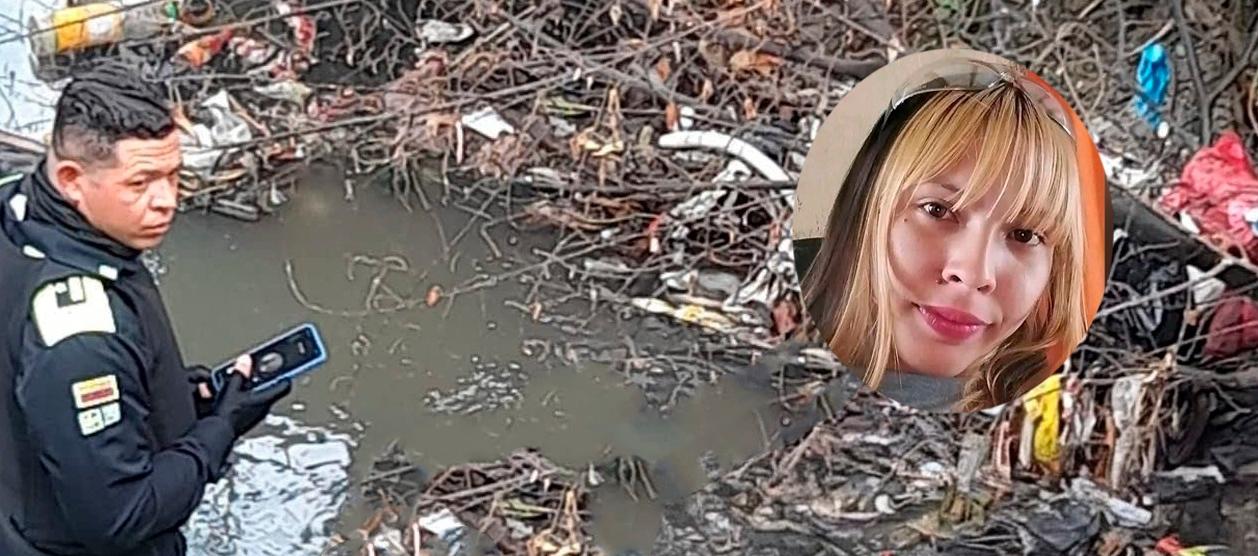 Mujer hallada en arroyo