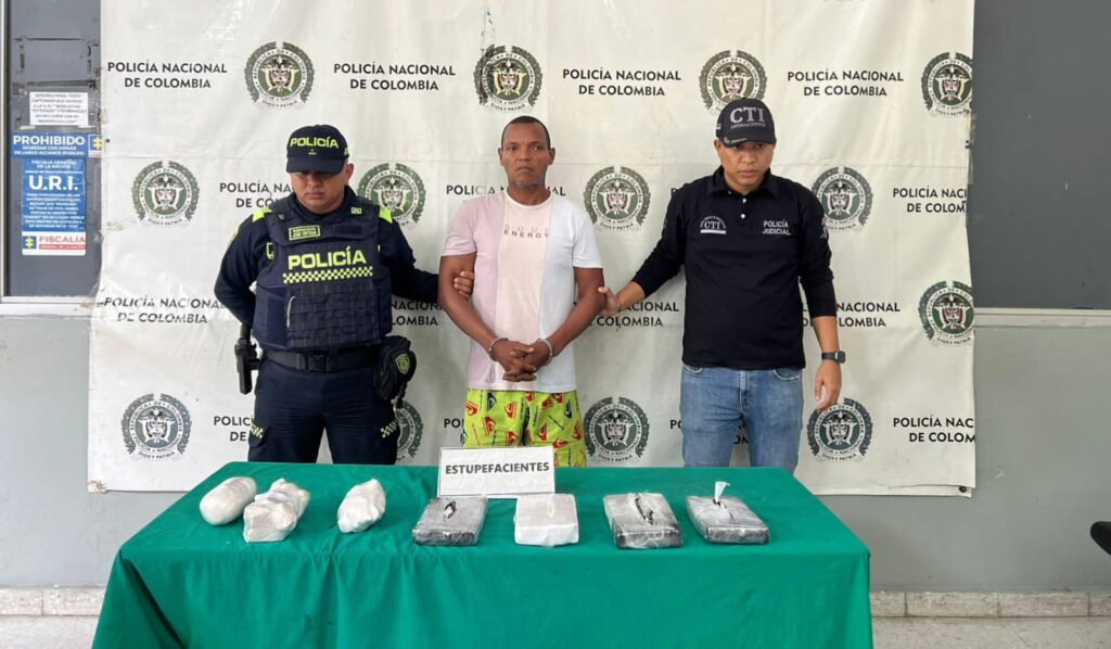 Capturan a alias ‘Gol’ con siete kilos de base de coca
