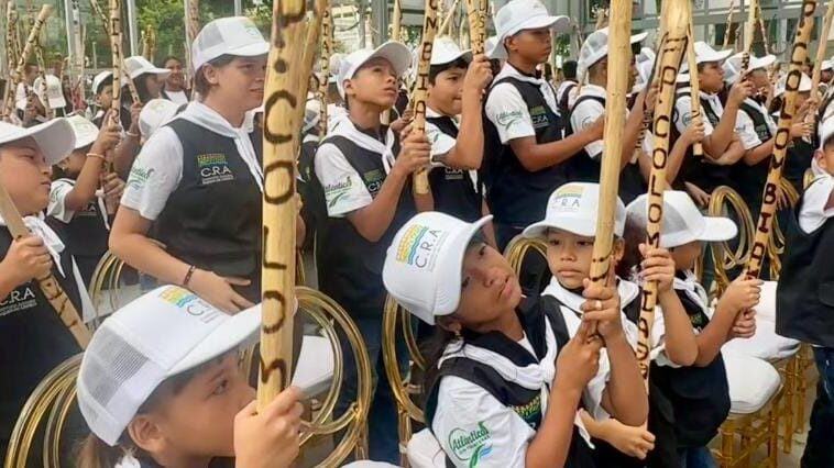 CRA conforma la primera Guardia Infantil Ambiental del Atlántico
