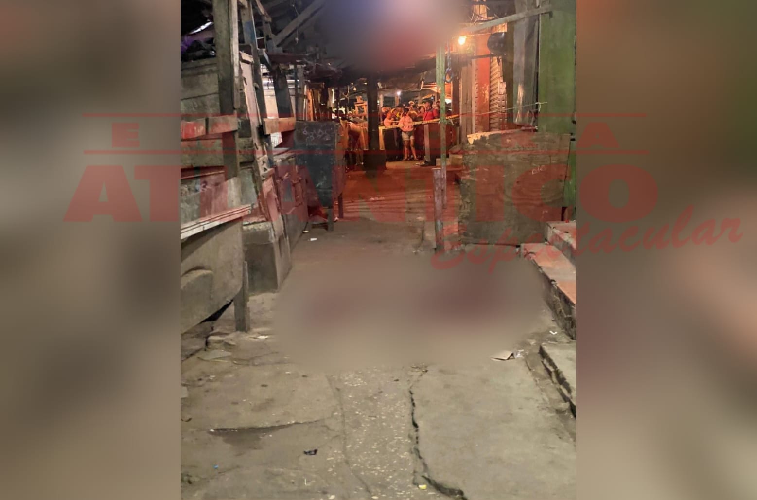 Lugar de los hechos en El Boliche