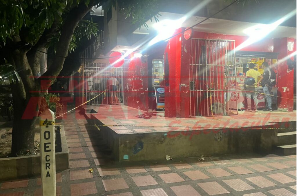 Atentado en tienda La Victoria