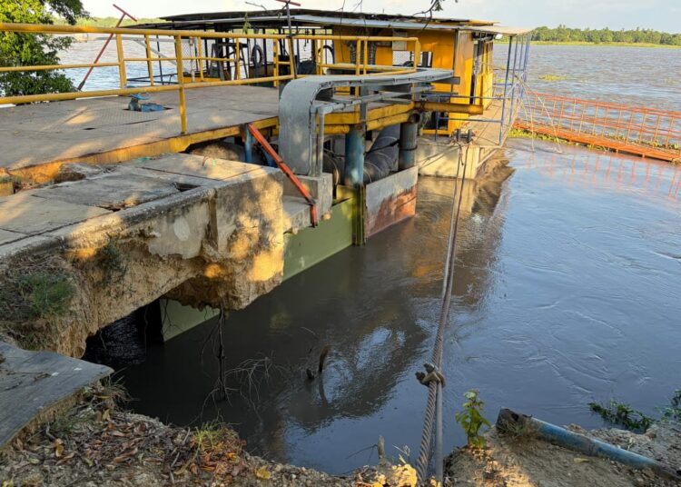 Erosión del río Magdalena pone en riesgo la bocatoma del acueducto de Malambo