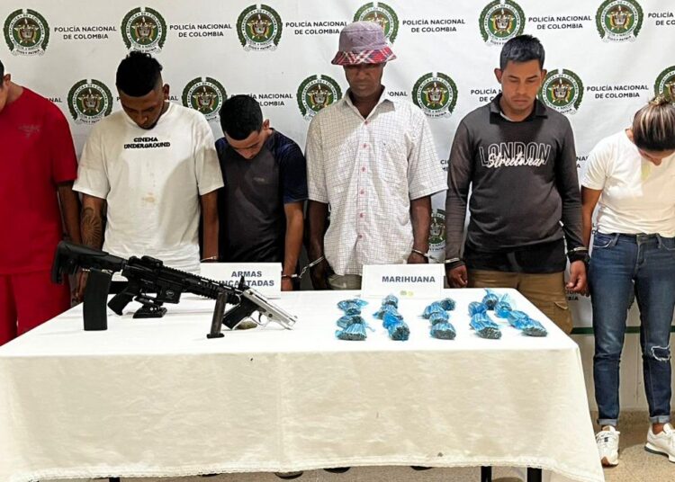 Caen nueve presuntos integrantes de ‘Los Costeños’ vinculados a homicidios, tráfico de armas y drogas en el Atlántico