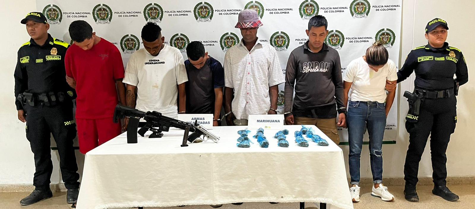 Caen nueve presuntos integrantes de ‘Los Costeños’ vinculados a homicidios, tráfico de armas y drogas en el Atlántico