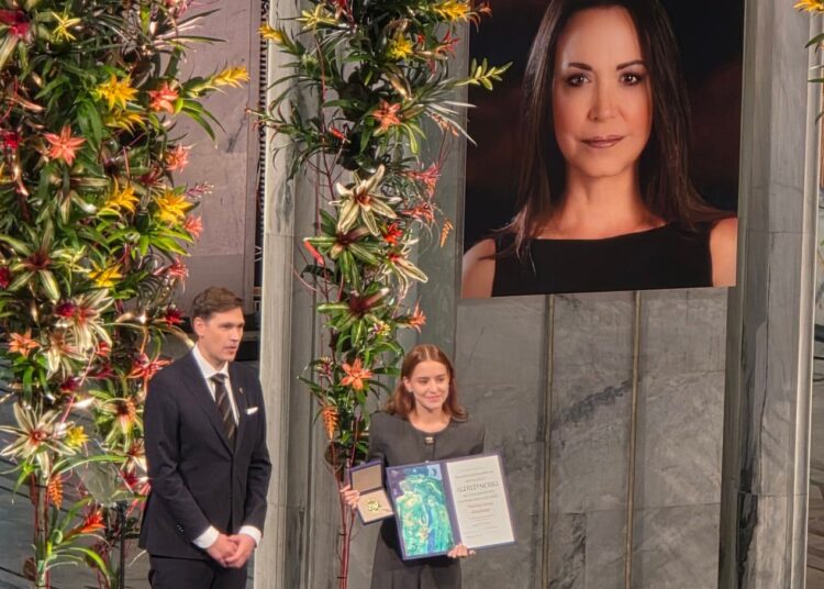 Nobel de paz a María Corina