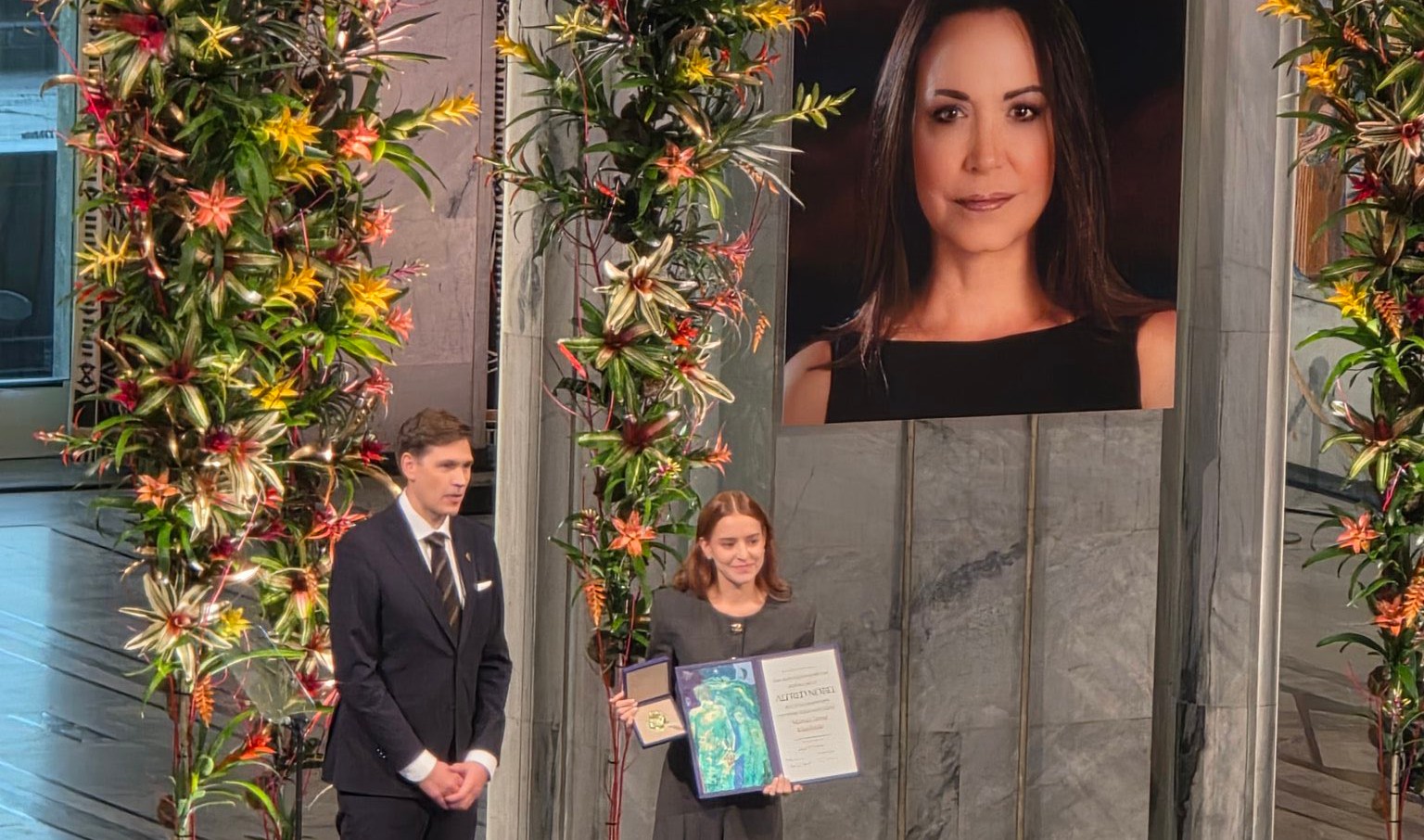 Nobel de paz a María Corina