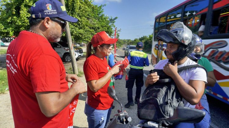 Tránsito del Atlántico intensifica operativos de control vial con la campaña ‘Navidad Segura’
