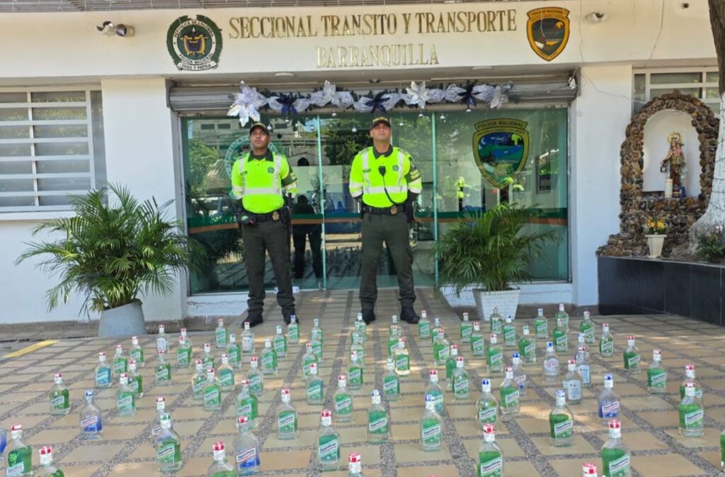 Incautan 187 botellas de licor de contrabando en el Corredor Portuario