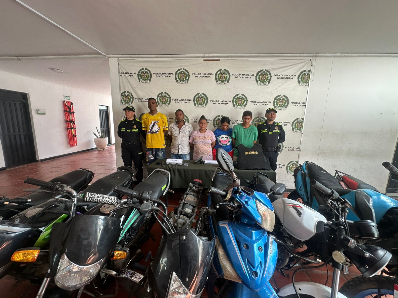 Cae red dedicada al hurto y despiece de motocicletas en Barranquilla y Soledad