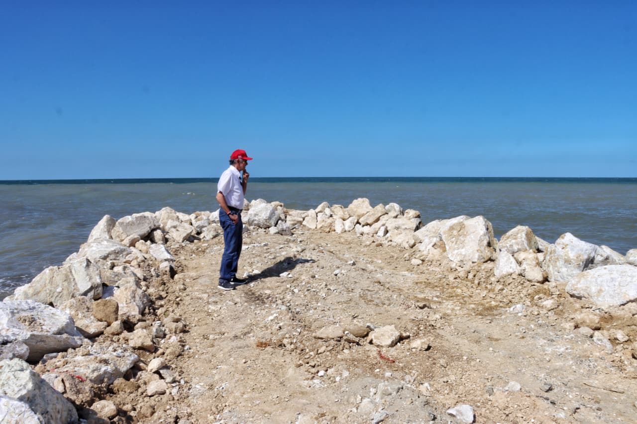 Avanzan obras de estabilización en Santa Verónica: Verano destaca transformaciones en el balneario
