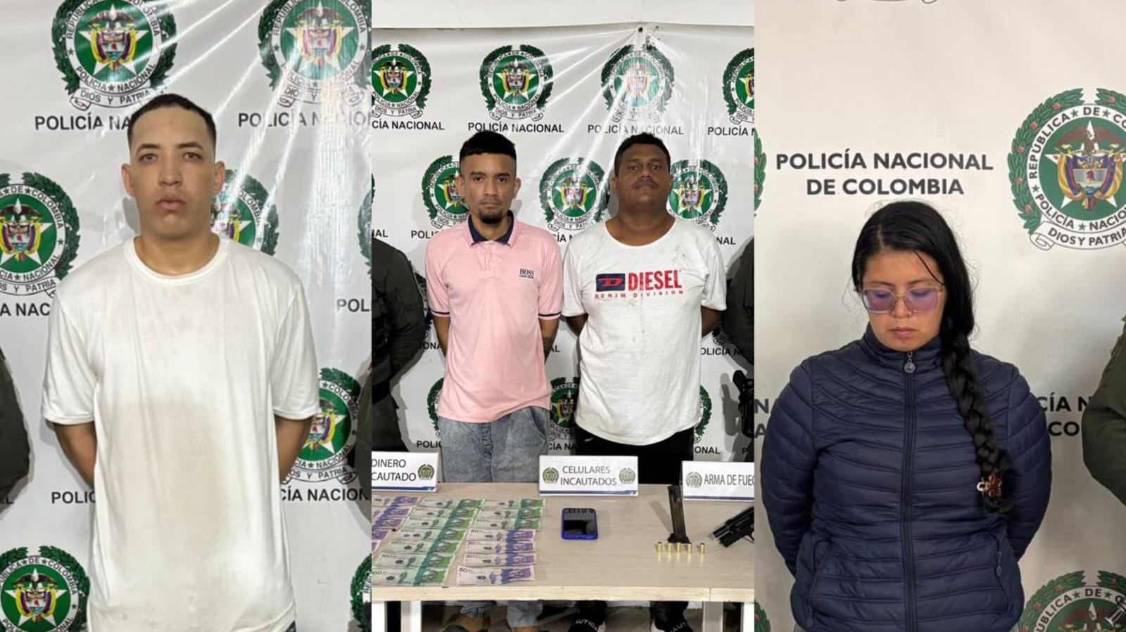 Caen cuatro presuntos extorsionistas en operativos del Gaula en Barranquilla y Malambo