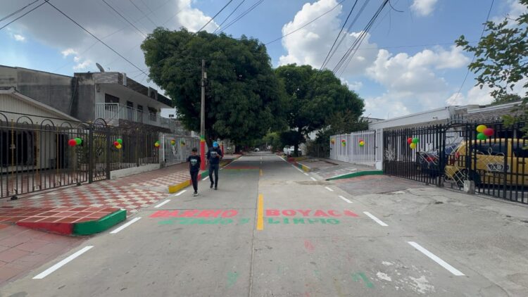 calle 35 entre carreras 20 y 20B, en el barrio Boyacá