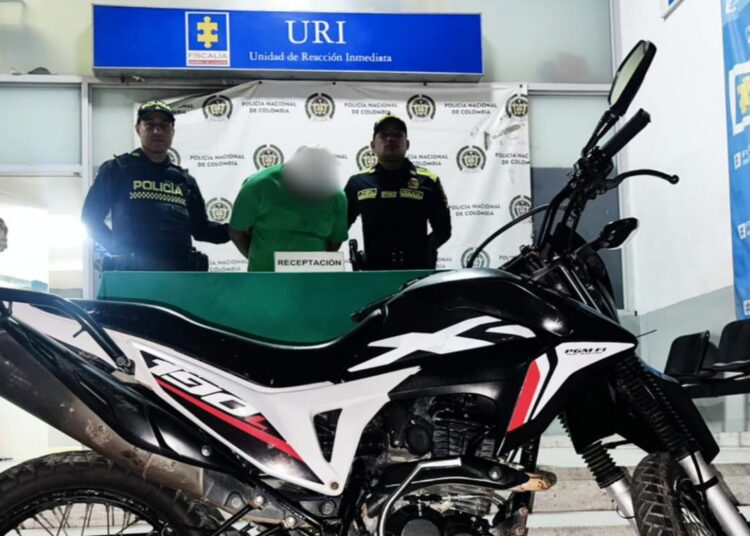 Un capturado por receptación tras ser sorprendido con motocicleta robada