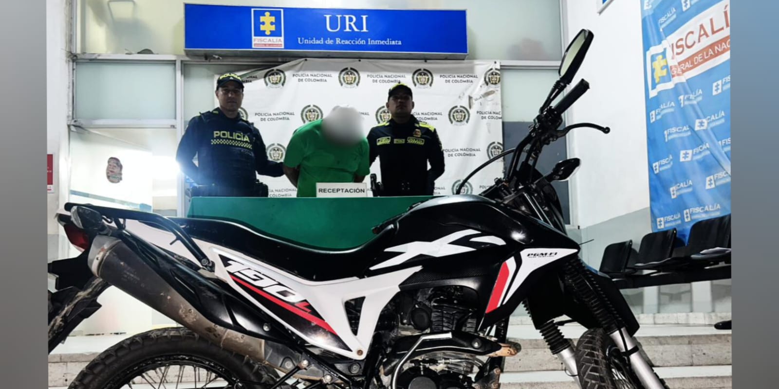 Un capturado por receptación tras ser sorprendido con motocicleta robada