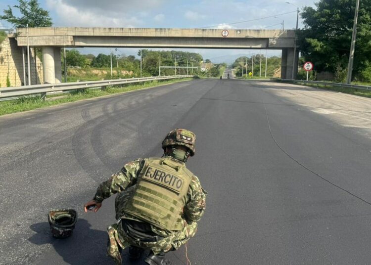 Ejército desactiva explosivo en vía principal de Aguachica, Cesar