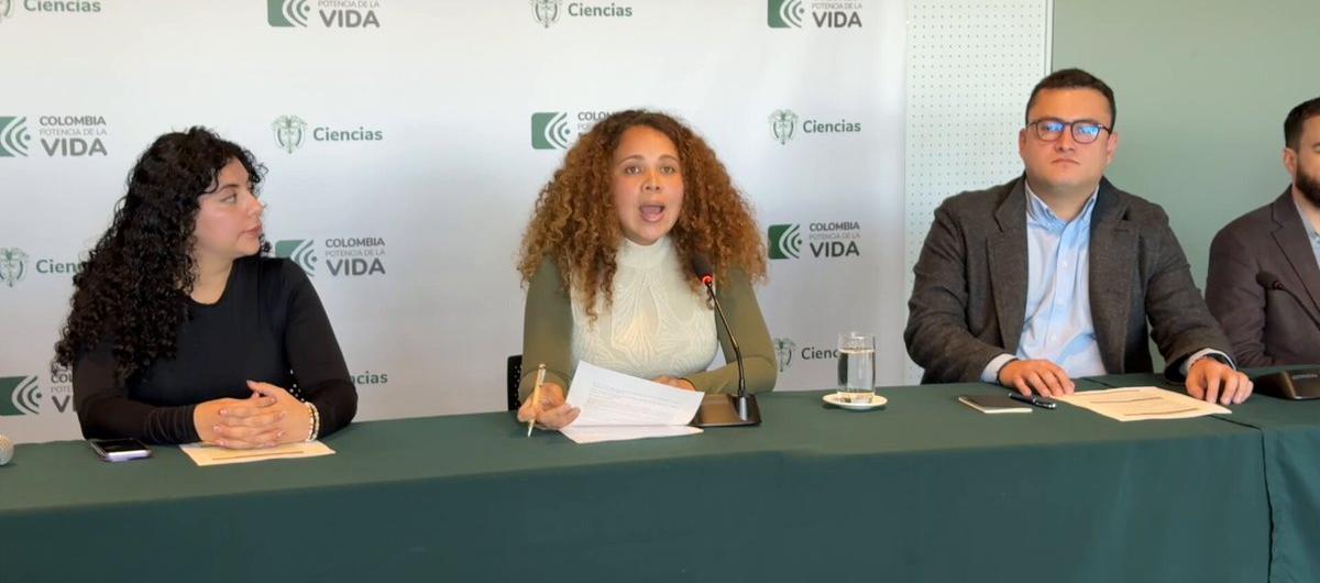 La ministra de Ciencia, Tecnología e Innovación, Yesenia Olaya