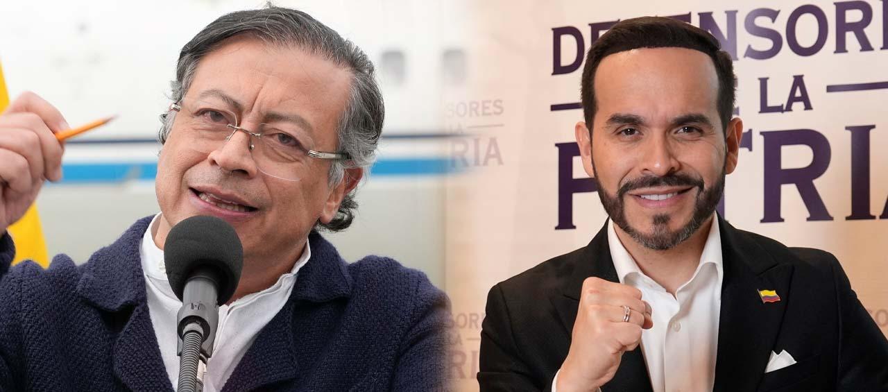 Duro cruce de señalamientos entre Petro y De la Espriella en X por polémica cultural y política