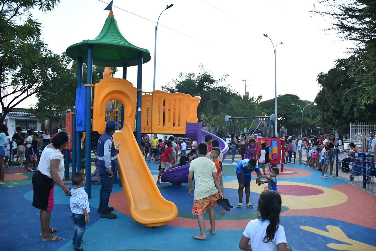 Comunidad de 7 de Abril y Carrizal celebra la apertura del parque Jhon Jairo Hurtado
