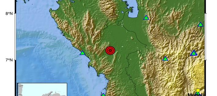 SGC reportó sismo de magnitud 3,2 en Riosucio, Chocó