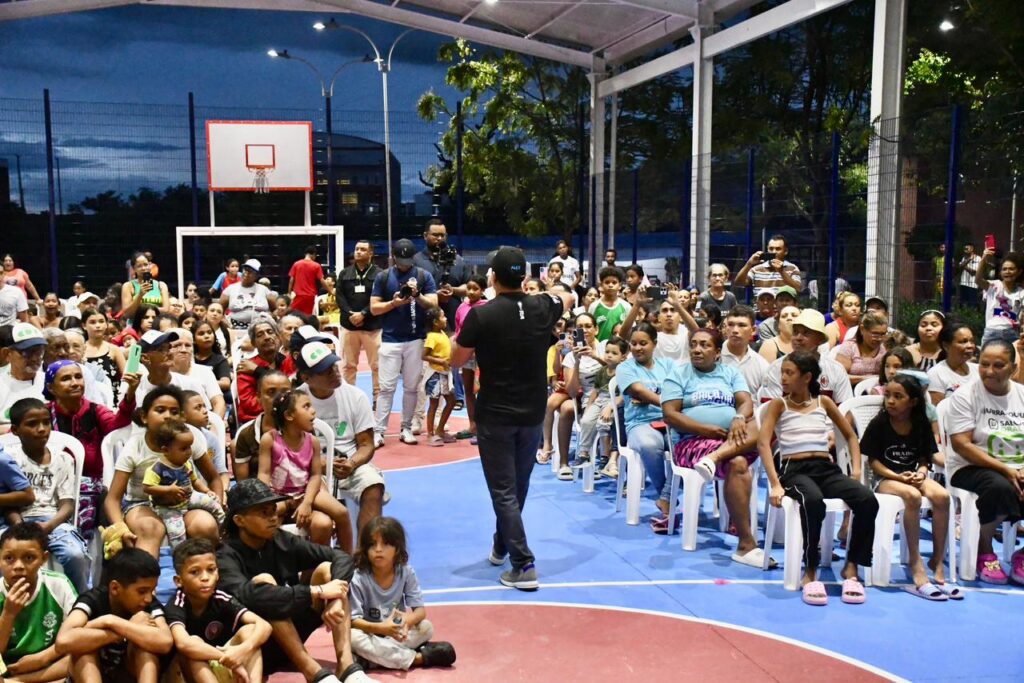 Char entrega el renovado parque Villa Cordialidad en el suroccidente de Barranquilla