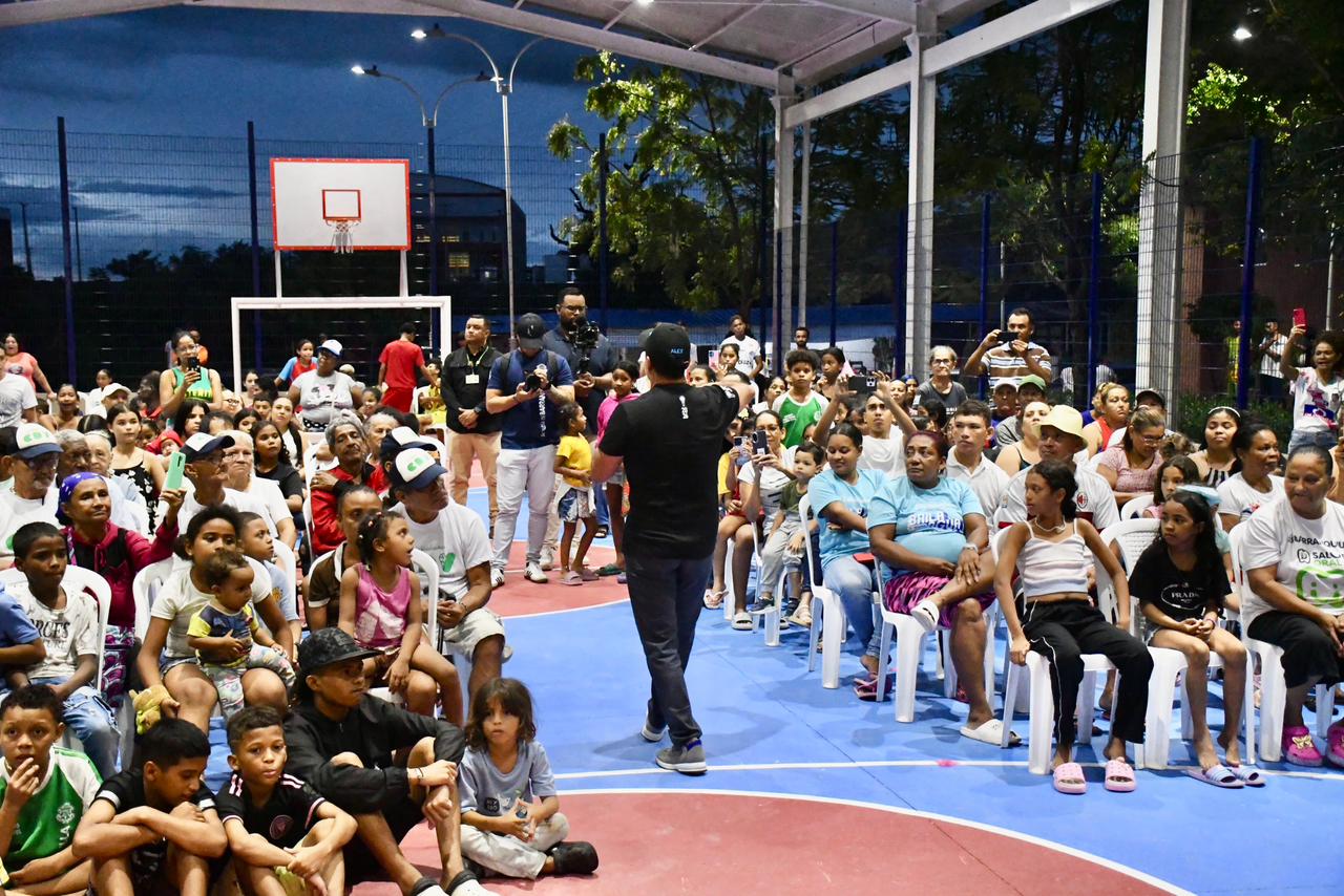 Char entrega el renovado parque Villa Cordialidad en el suroccidente de Barranquilla