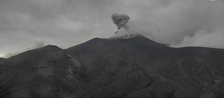 Volcán Puracé sigue inestable: registra nuevas emisiones de ceniza y se mantiene en alerta naranja
