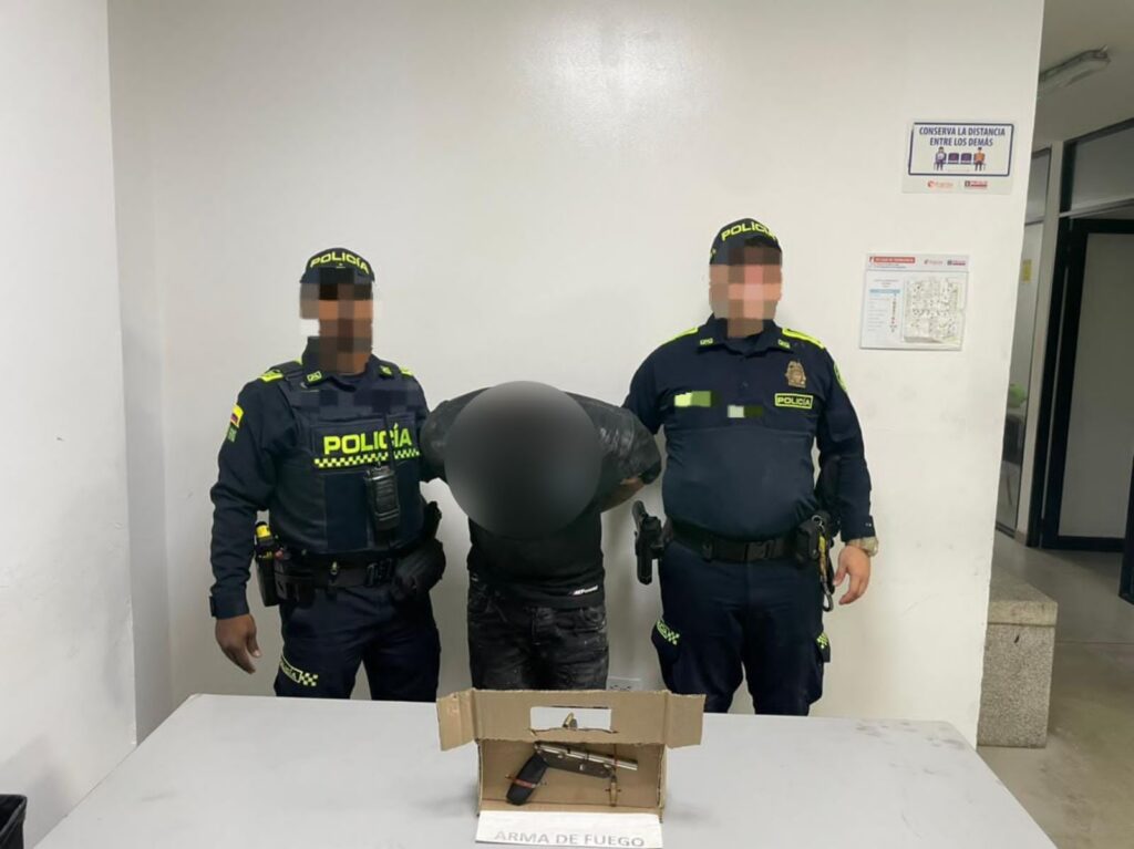 Capturado en flagrancia por porte ilegal de arma de fuego en Soledad