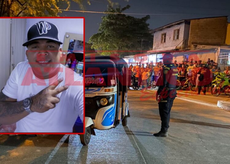 Motocarrista fue ultimado a tiros frente a sus pasajeros en Soledad