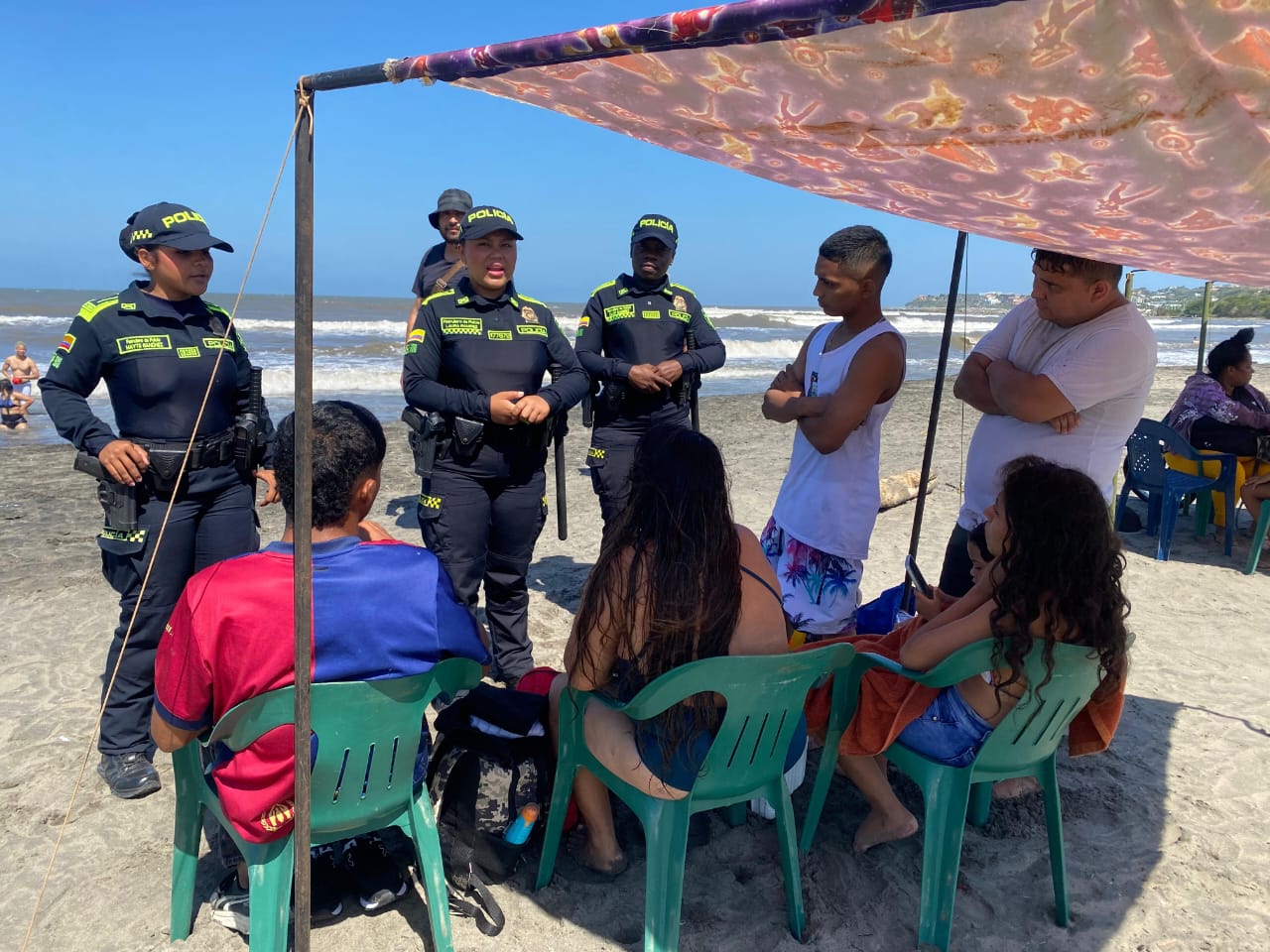 Policía Metropolitana refuerza planes de seguridad y convivencia en Puerto Colombia