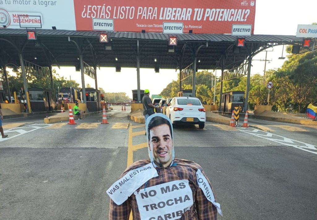 Movimiento No Más Peaje exige liquidación de la concesión Autopistas del Caribe y declara ilegal el cobro en Sabanagrande