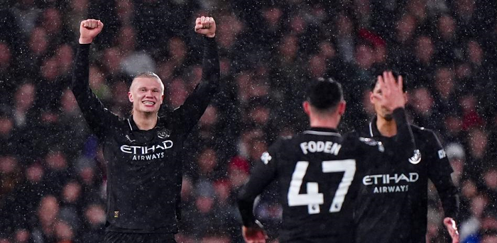 Erling Haaland se convierte en el jugador que más rápido llega a 100 goles en la Premier League