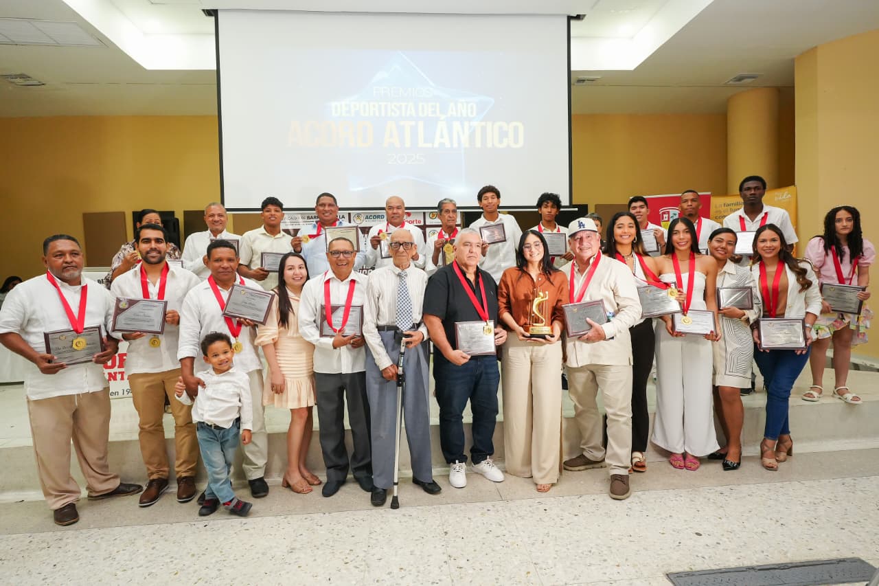 José Enamorado y Cristian Ortega, deportistas del año para ACORD Atlántico