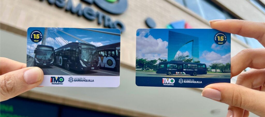 Transmetro lanza tarjetas conmemorativas de Barranquilla