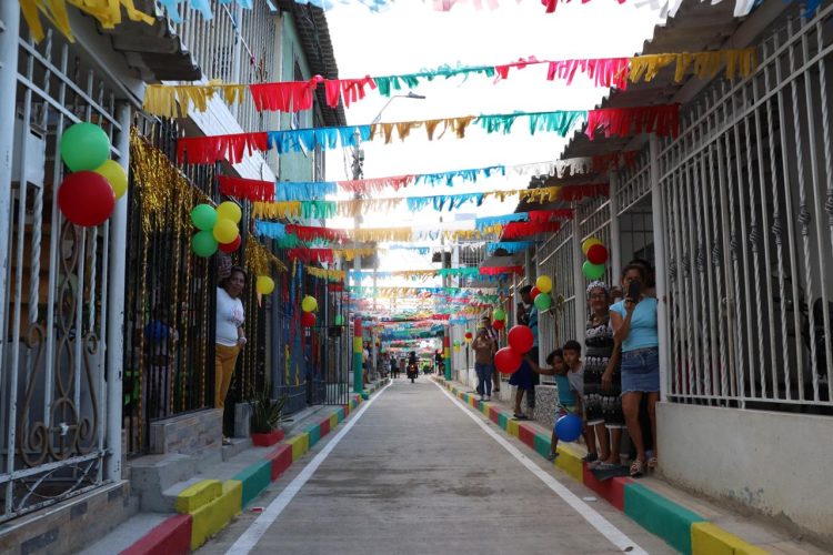 La Chinita estrena nuevas vías: Alcaldía de Barranquilla entrega 740 metros de calles pavimentadas