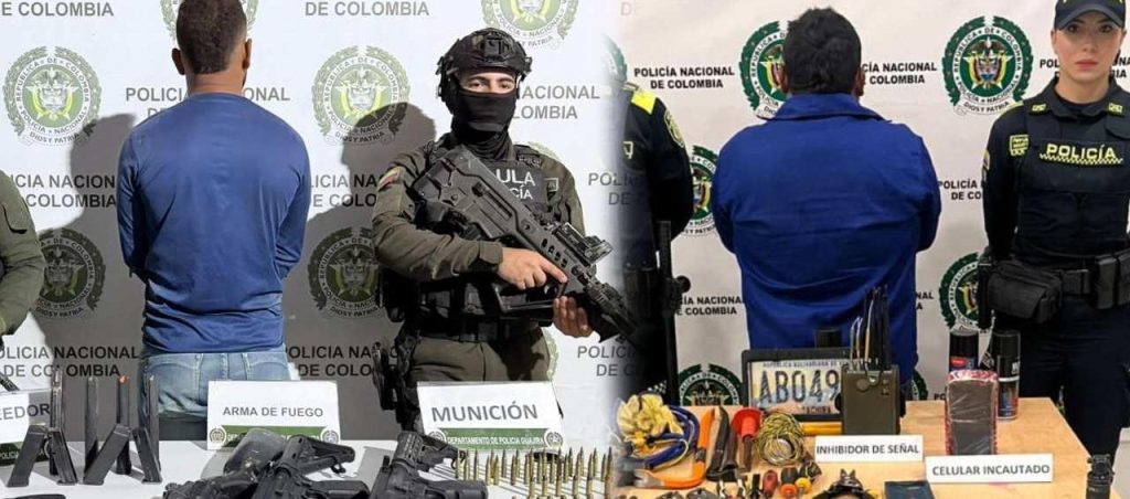 Dos capturados y tres fusiles incautados tras frustrado robo a camión de valores en La Guajira