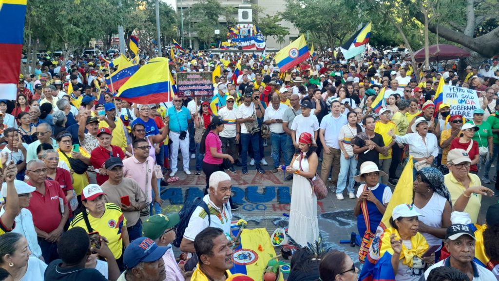 Manifestación en Barranquilla