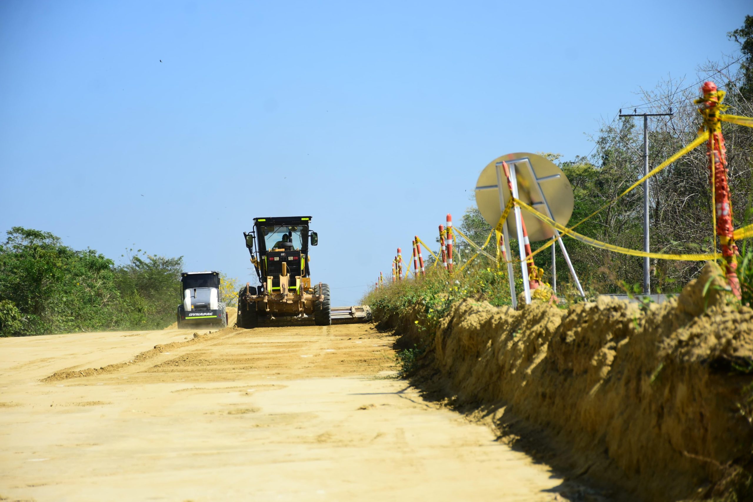 Avanza el Corredor Logístico Caracolí, una de las obras viales clave del Plan Vial del Atlántico 2024-2027