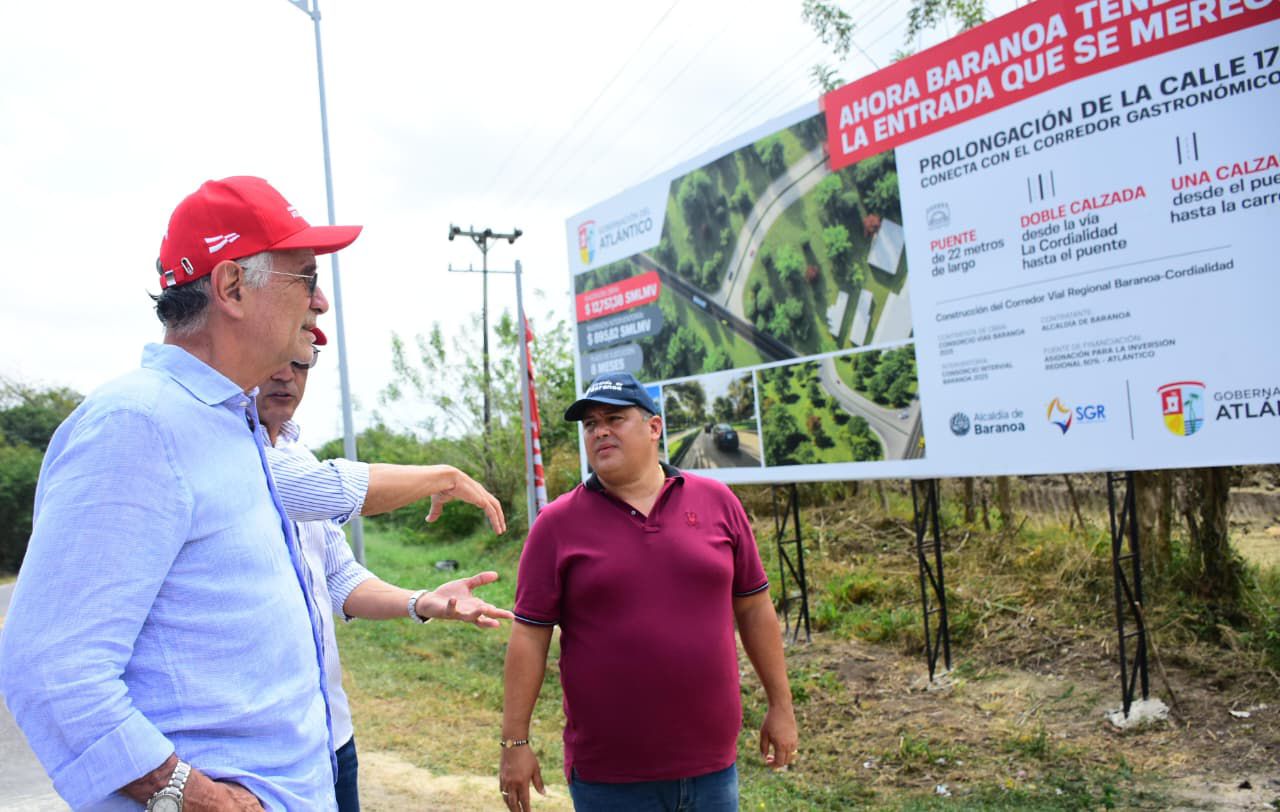 Gobernación del Atlántico inicia construcción de la Calle 17 de Baranoa