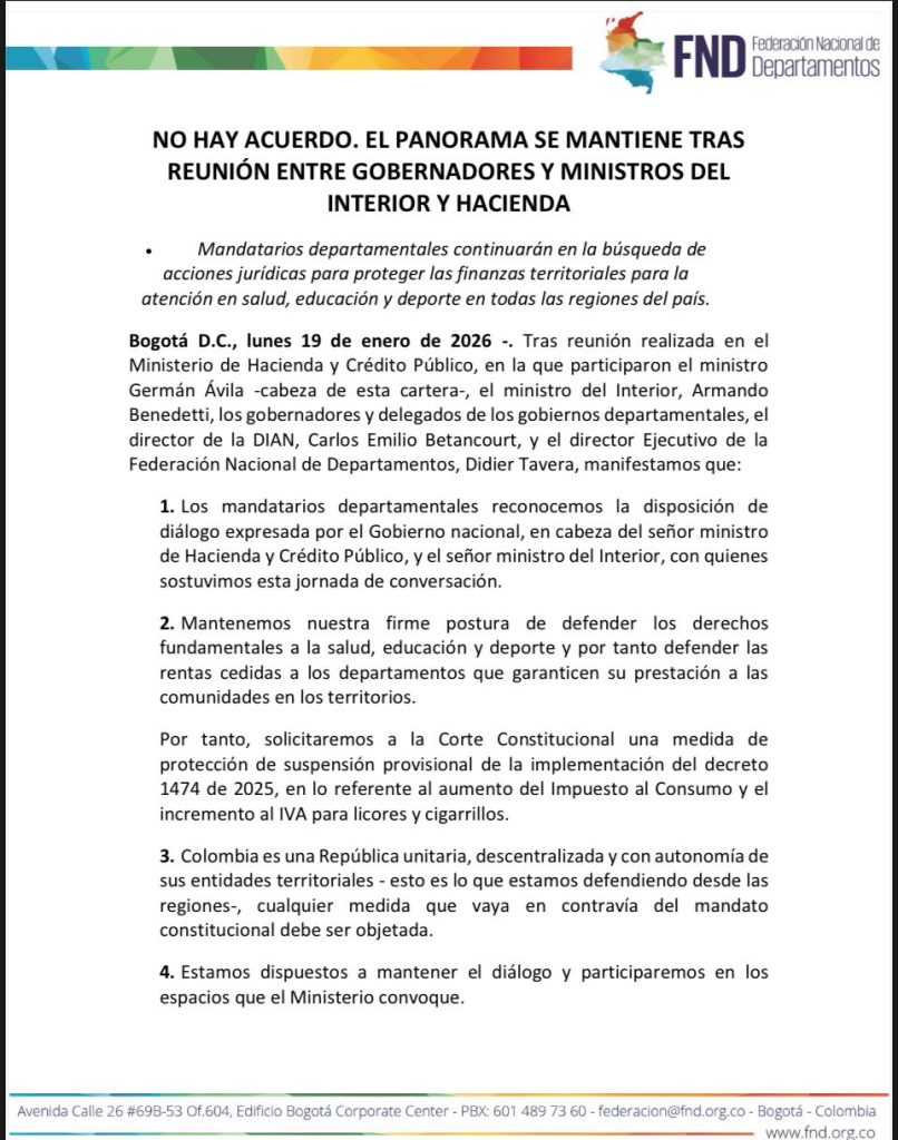Comunicado FND