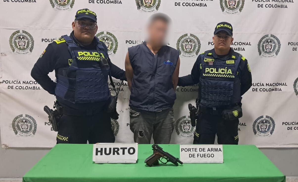 Capturan en flagrancia a presunto ladrón en el barrio Chiquinquirá
