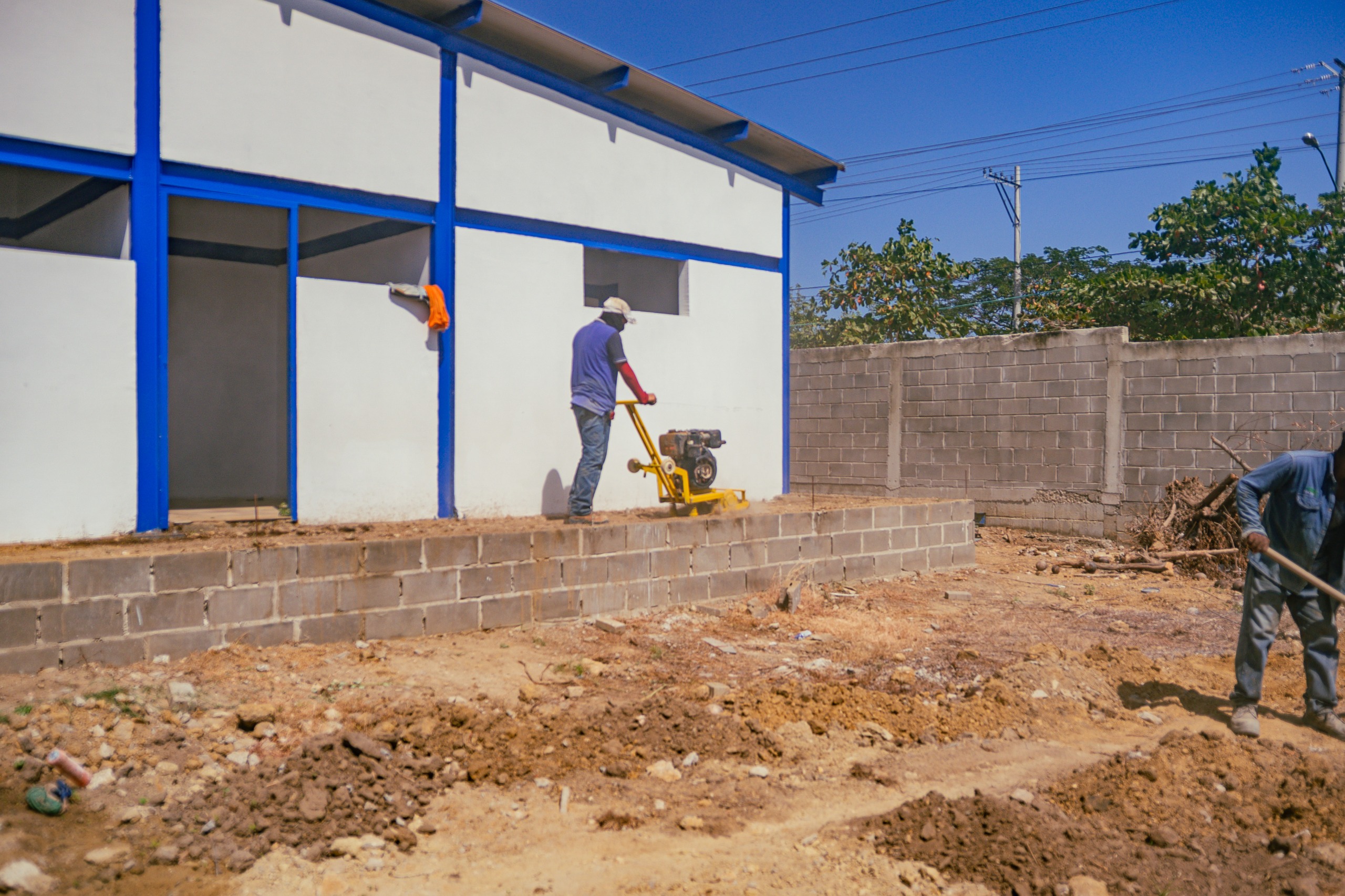 Avanza remodelación de la segunda sede del colegio Nobel Juan Manuel Santos en Soledad