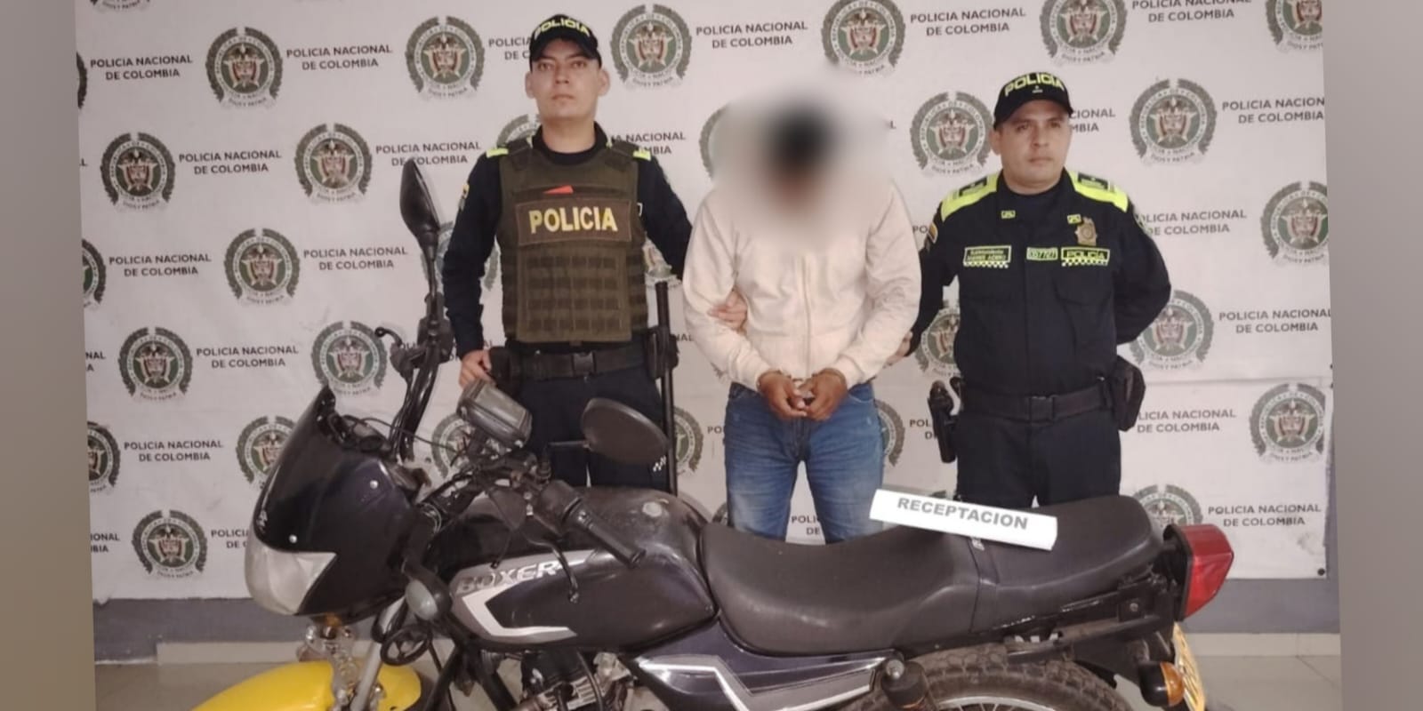Hombre fue capturado con motocicleta robada en Santa María
