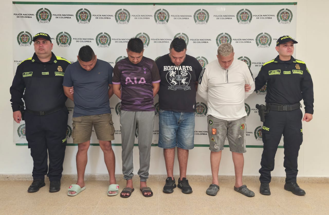 Cae ‘Los Agrarios’, banda dedicada al hurto a entidades financieras en Atlántico y otros departamentos