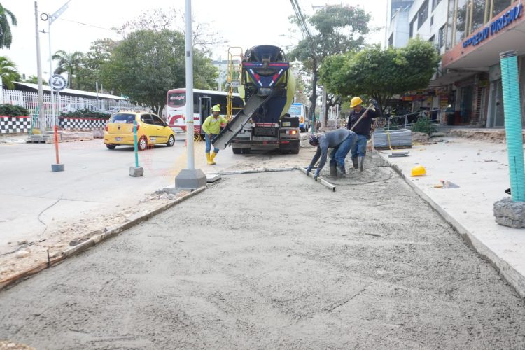 Avance obras calle 72